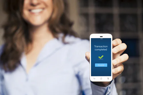 Notification of completed transaction Notification of completed transaction